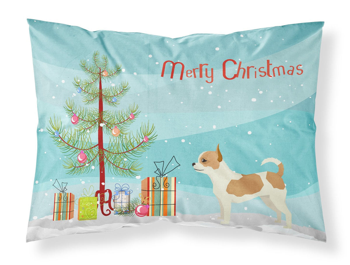 Chihuahua Christmas Tree Fabric Standard Pillowcase CK3530PILLOWCASE by Caroline&#39;s Treasures