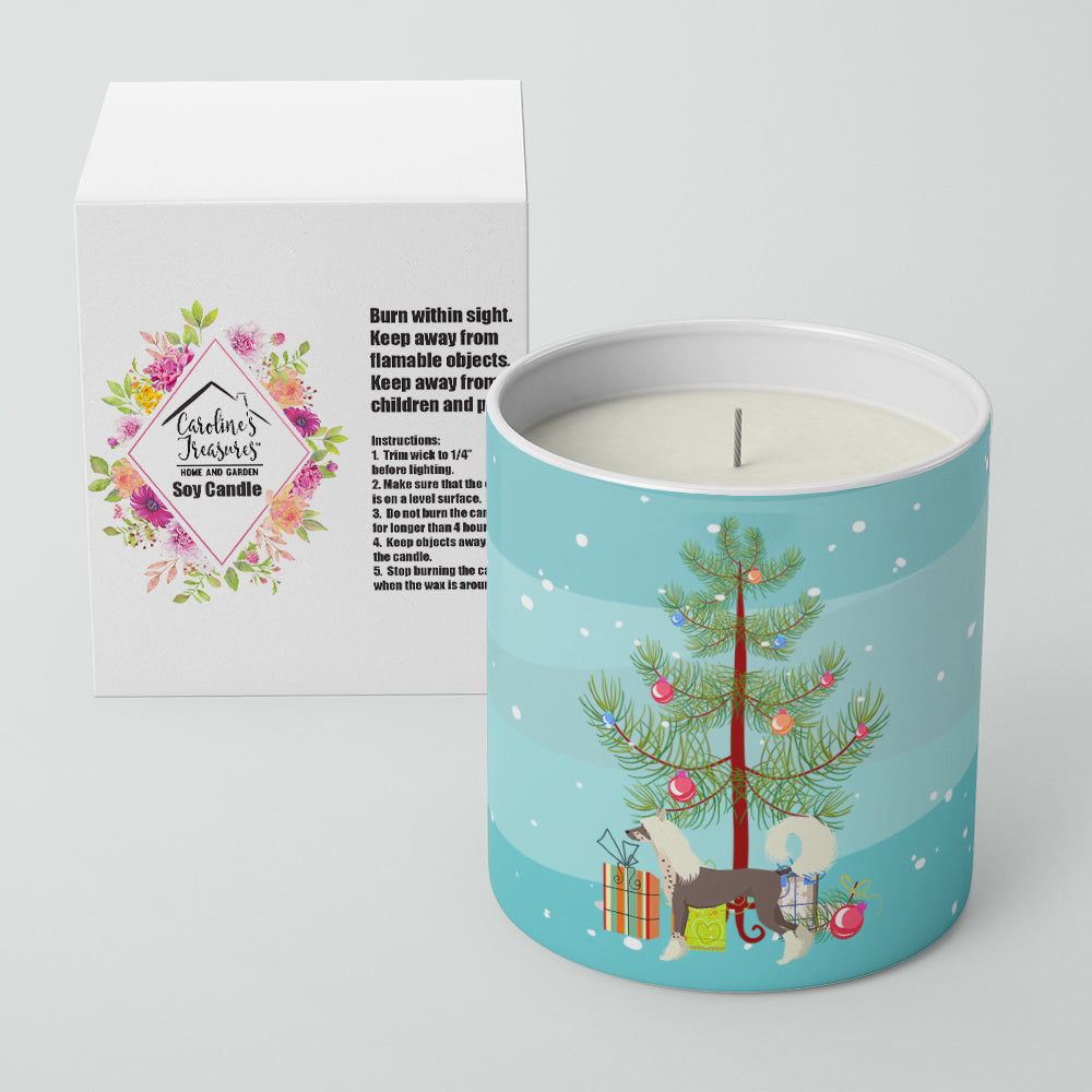 Chinese Crested Christmas Tree 10 oz Decorative Soy Candle - the-store.com