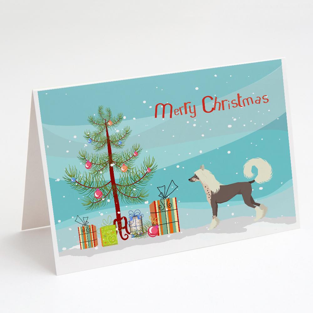 Buy this Chinese Crested Christmas Tree Greeting Cards and Envelopes Pack of 8