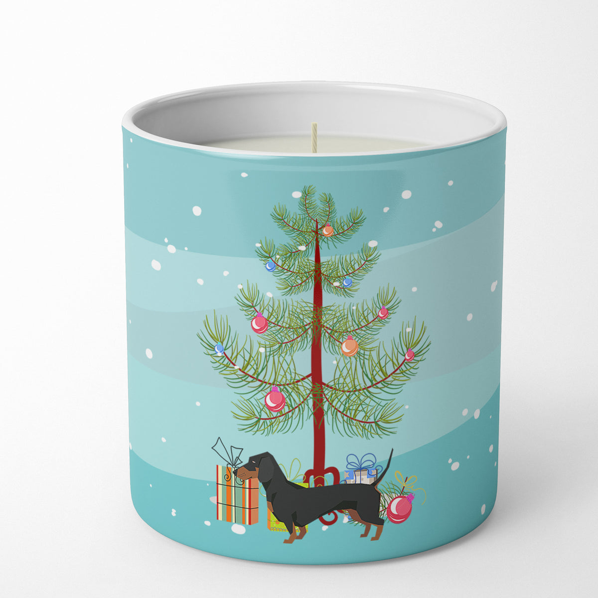 Buy this Dachshund Christmas Tree 10 oz Decorative Soy Candle