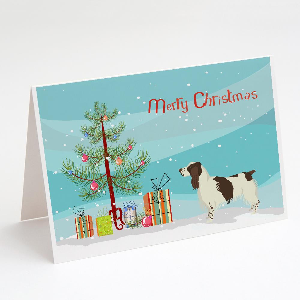 Buy this English Springer Spaniel Christmas Tree Greeting Cards and Envelopes Pack of 8