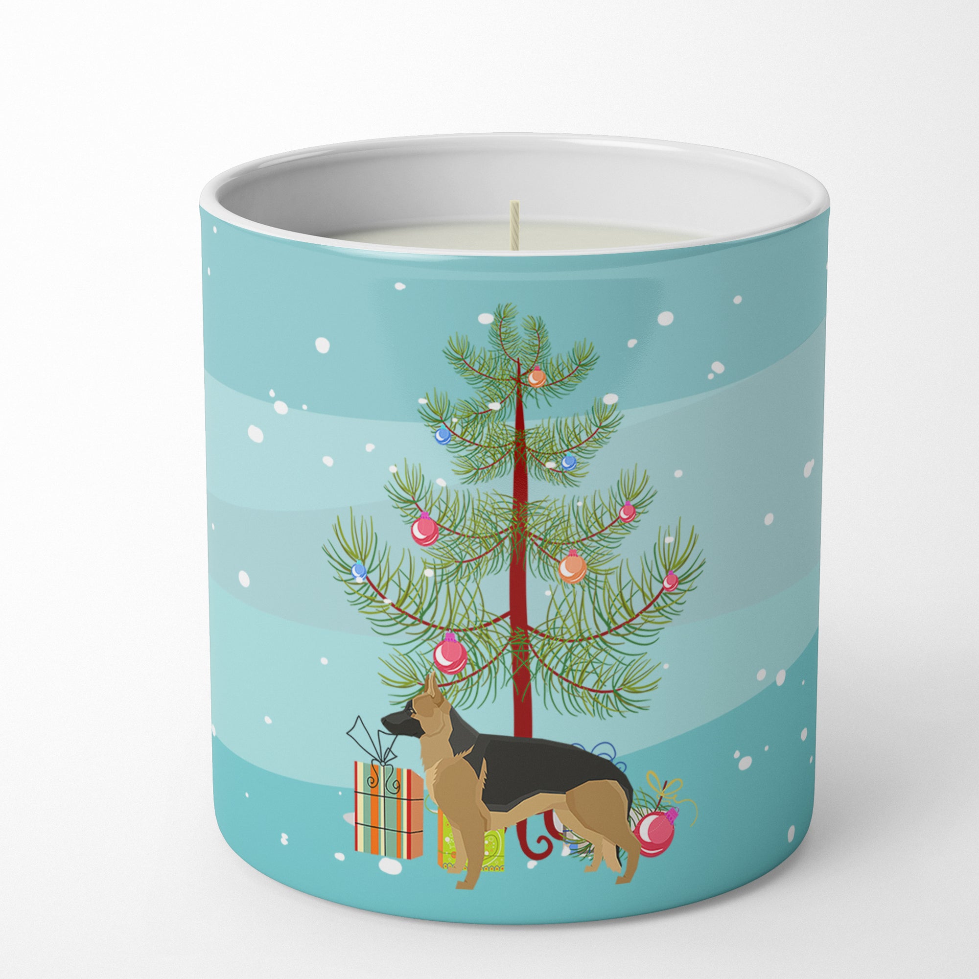 Buy this German Shepherd Christmas Tree 10 oz Decorative Soy Candle