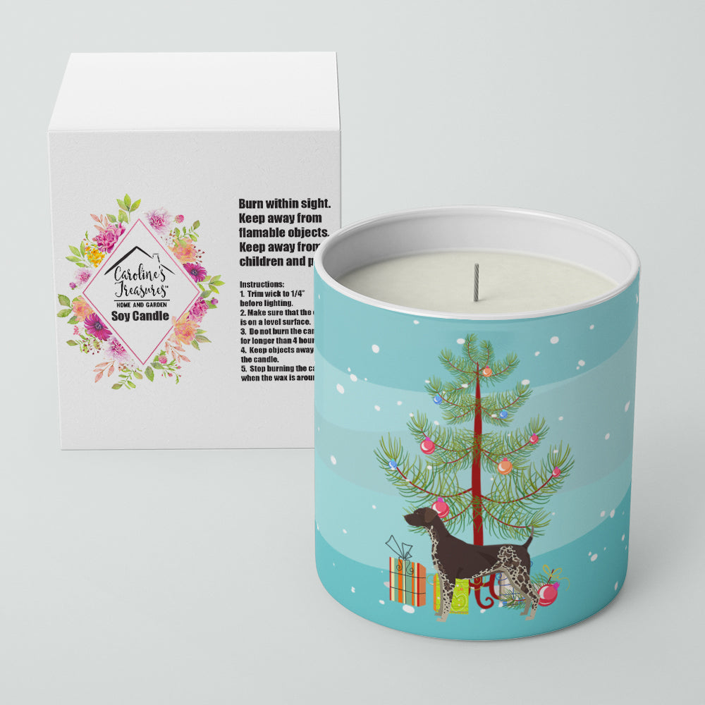 Buy this German Shorthaired Pointer Christmas Tree 10 oz Decorative Soy Candle