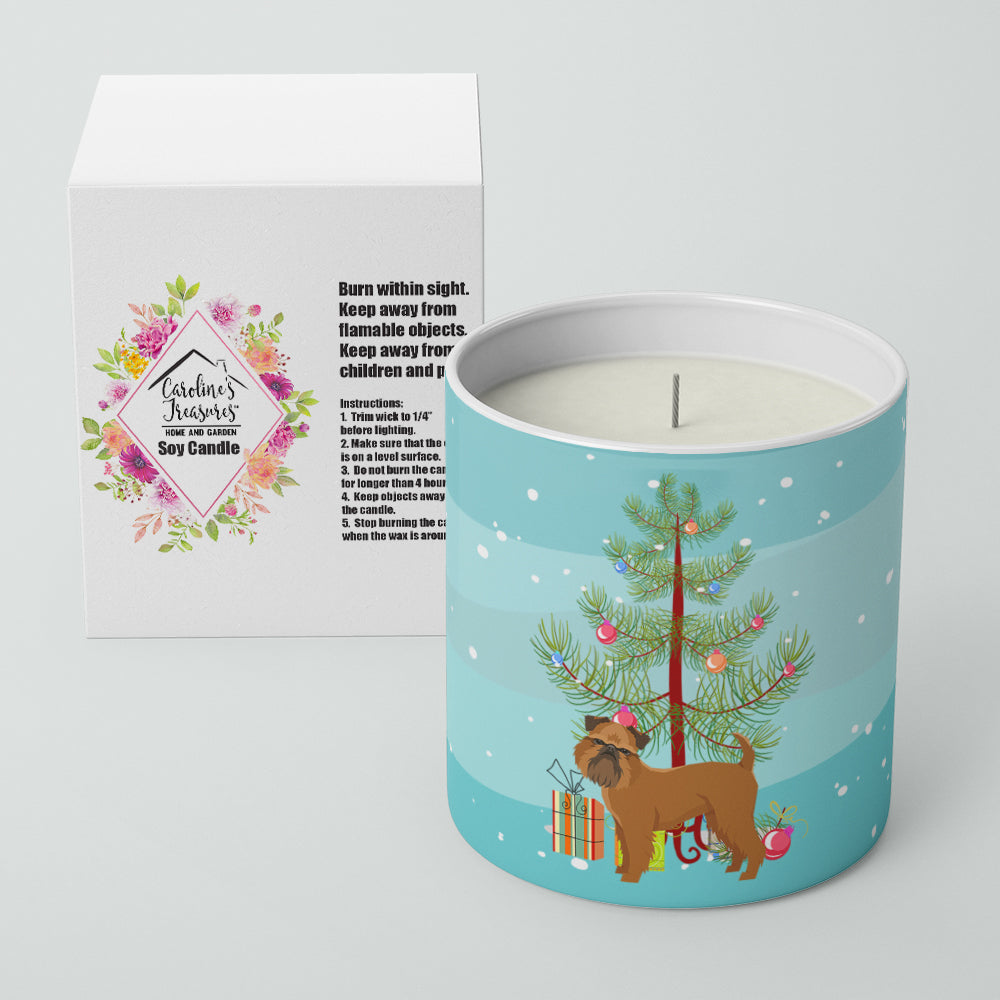 Brussels Griffon Christmas Tree 10 oz Decorative Soy Candle - the-store.com