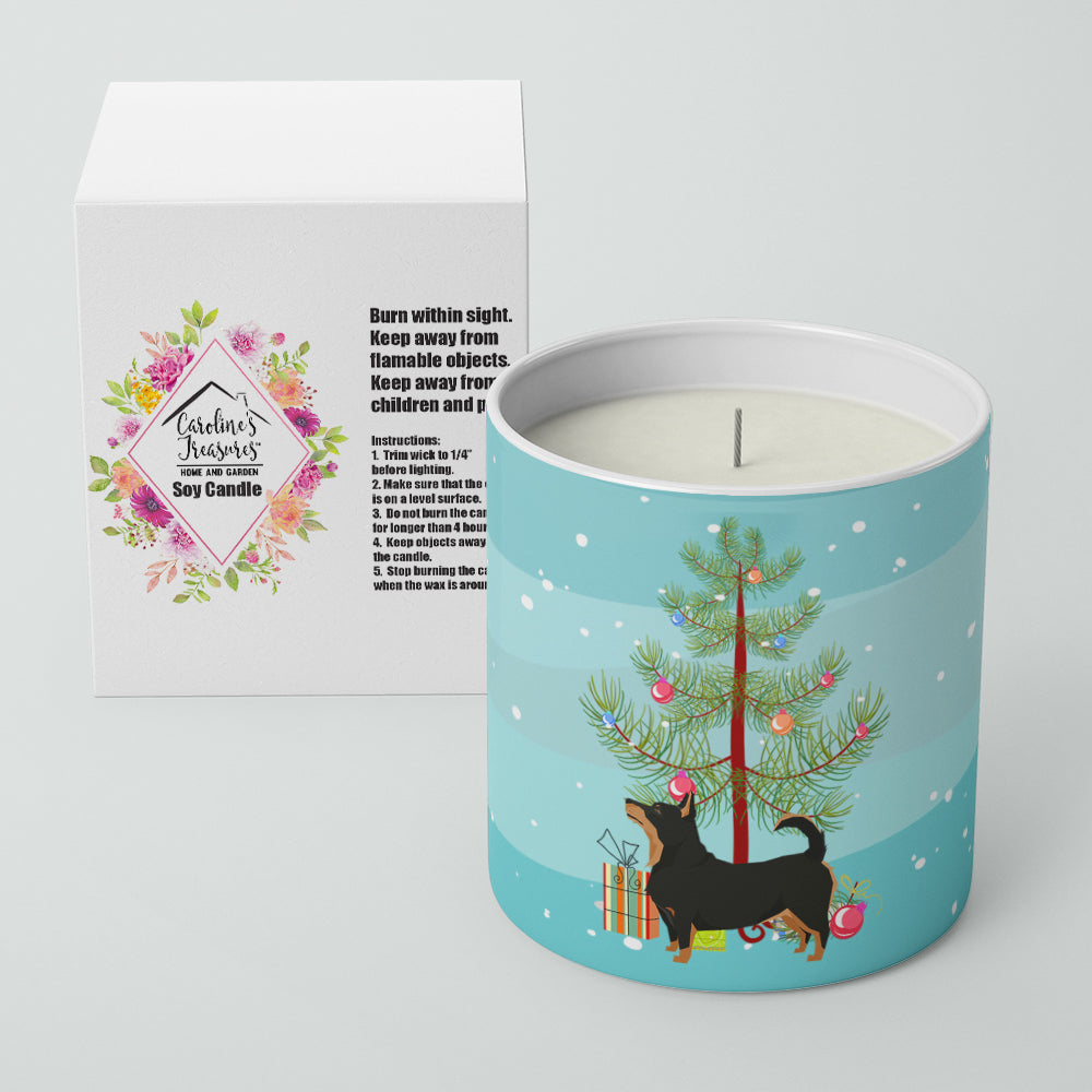 Lancashire Terrier Christmas Tree 10 oz Decorative Soy Candle - the-store.com
