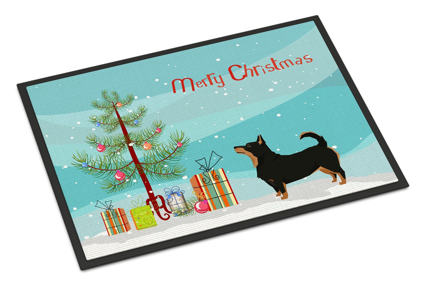 Lancashire Terrier Christmas Tree Indoor or Outdoor Mat 24x36 CK3550JMAT by Caroline's Treasures