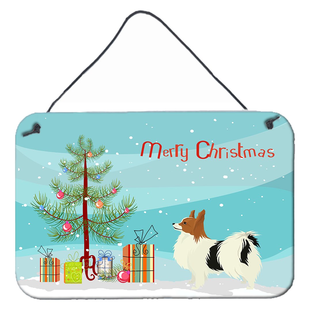 Papillon Christmas Tree Wall or Door Hanging Prints CK3553DS812 by Caroline&#39;s Treasures