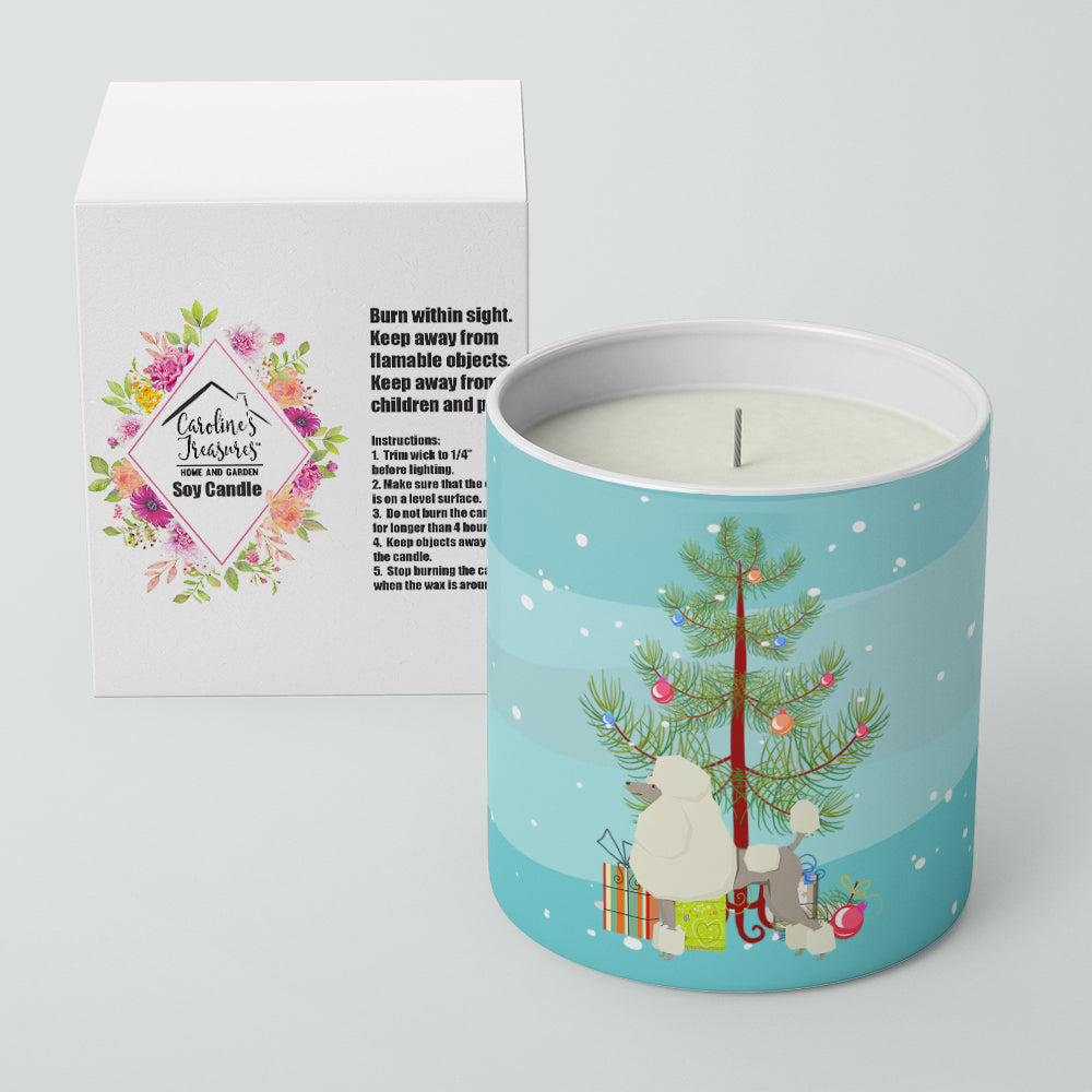 Poodle Christmas Tree 10 oz Decorative Soy Candle - the-store.com