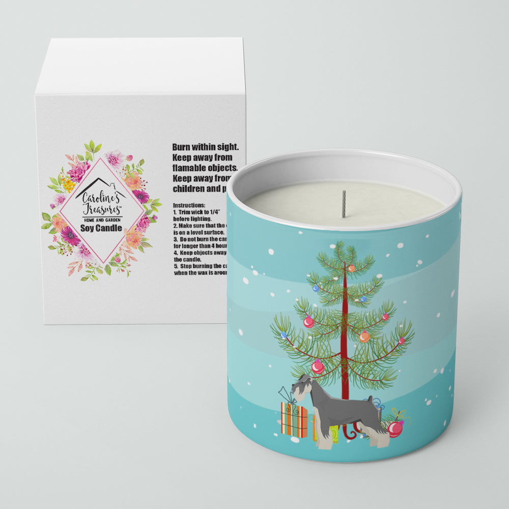 Buy this Schnauzer Christmas Tree 10 oz Decorative Soy Candle