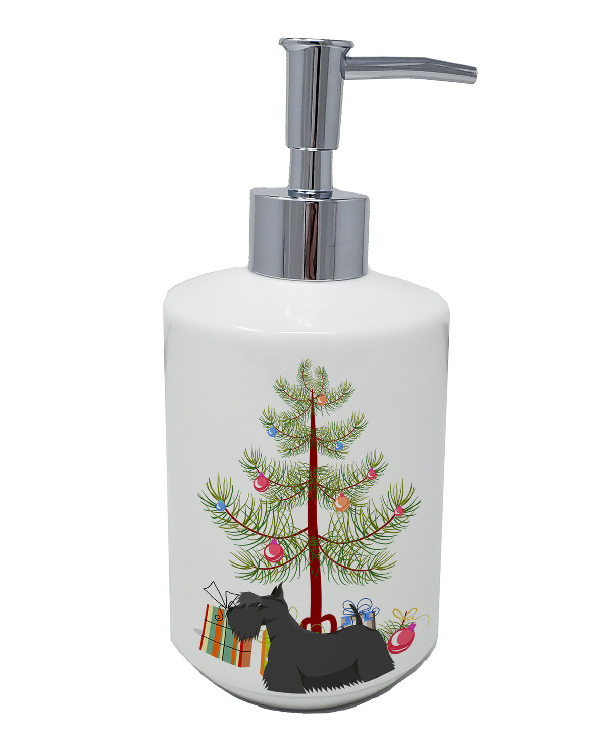 Buy this Scottish Terrier Christmas Tree Ceramic Soap Dispenser