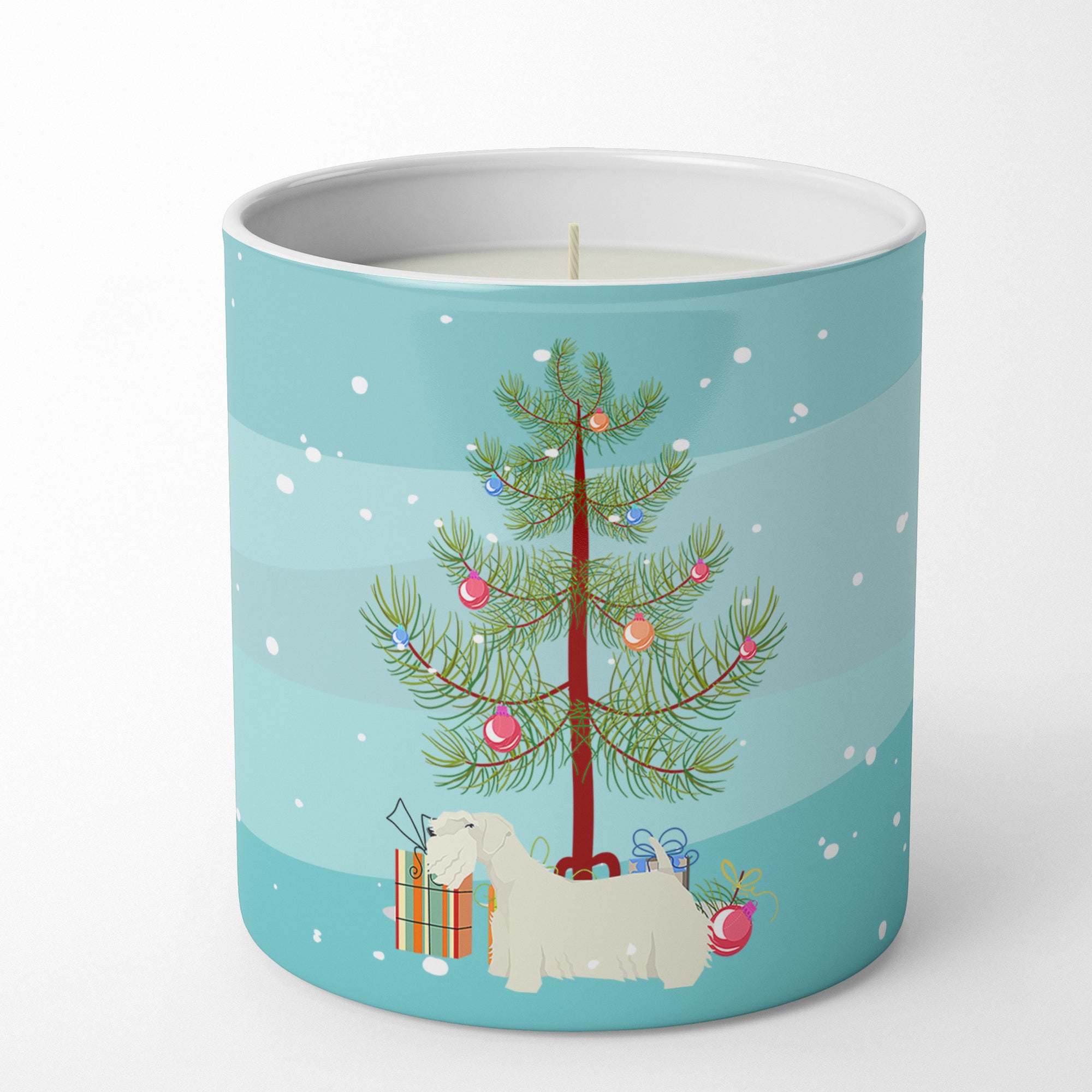 Buy this Sealyham Terrier Christmas Tree 10 oz Decorative Soy Candle