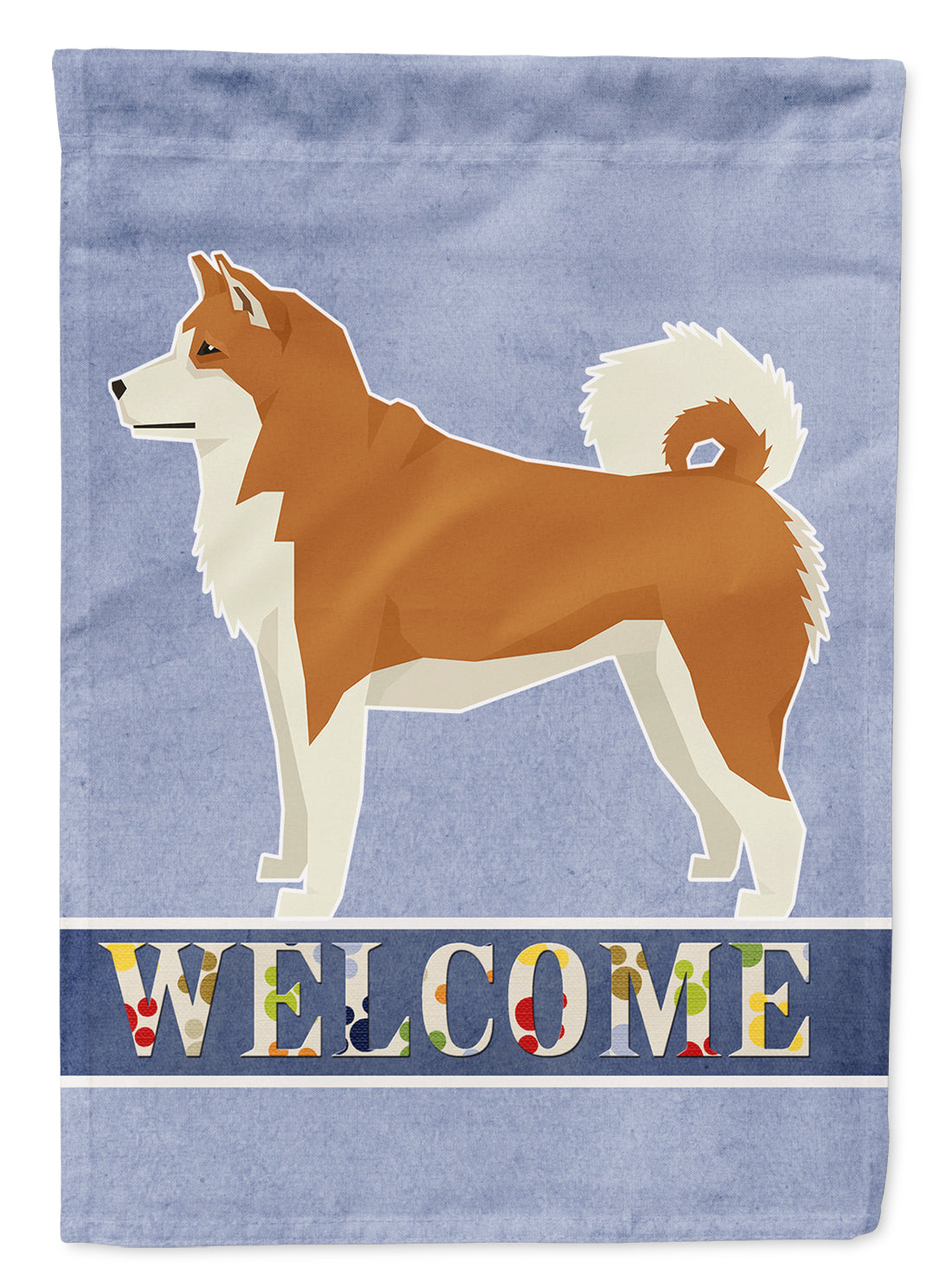 Akita Welcome Flag Canvas House Size CK3571CHF  the-store.com.