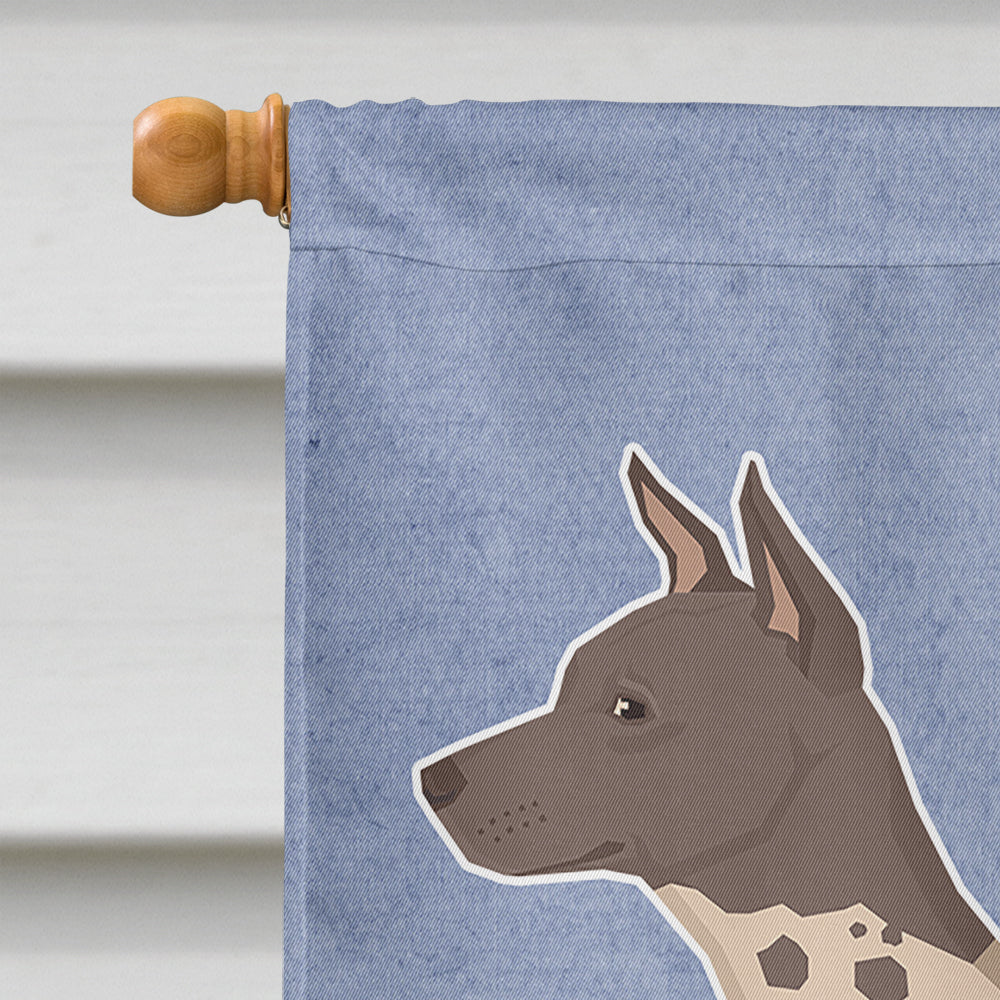 American Hairless Terrier Welcome Flag Canvas House Size CK3573CHF