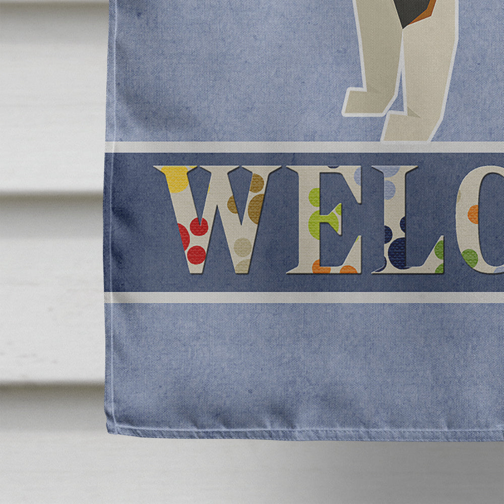 Australian Shepherd Welcome Flag Canvas House Size CK3575CHF  the-store.com.