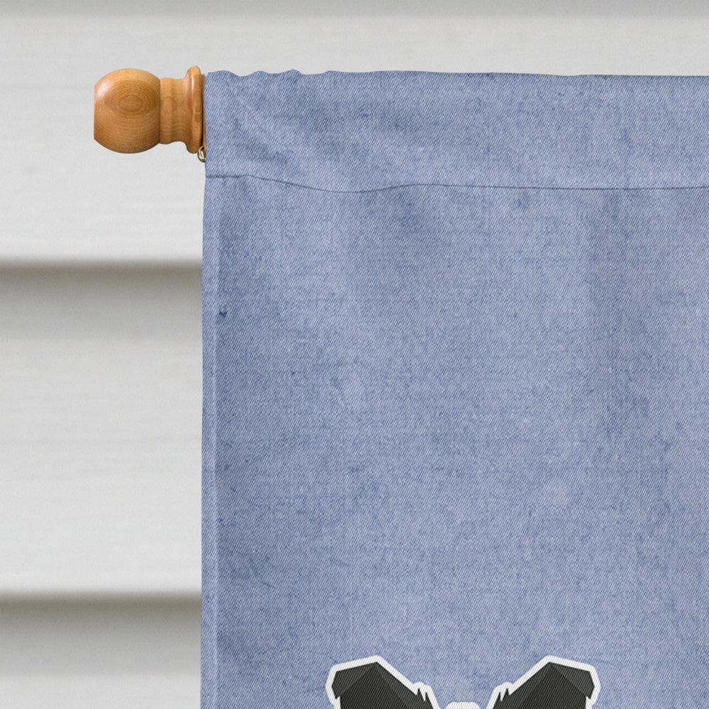 Border Collie Welcome Flag Canvas House Size CK3581CHF