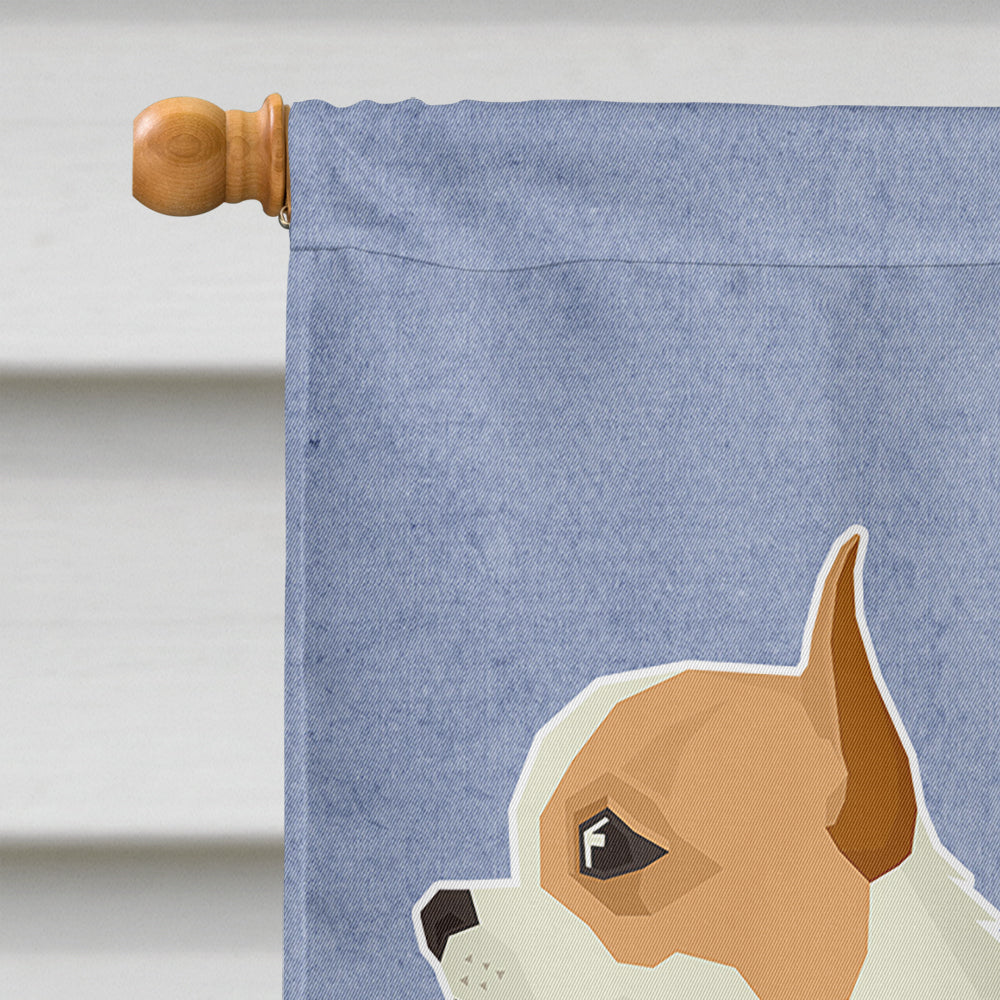 Chihuahua Welcome Flag Canvas House Size CK3589CHF  the-store.com.