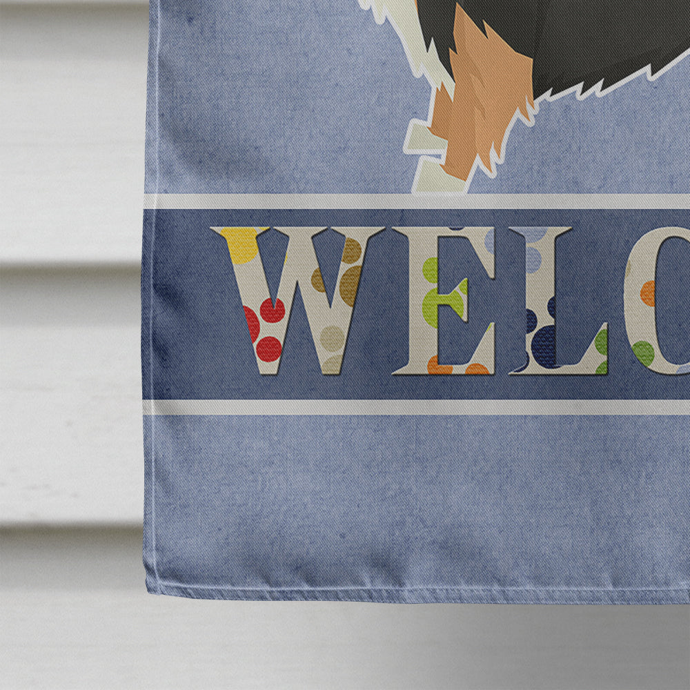 Collie Welcome Flag Canvas House Size CK3591CHF  the-store.com.