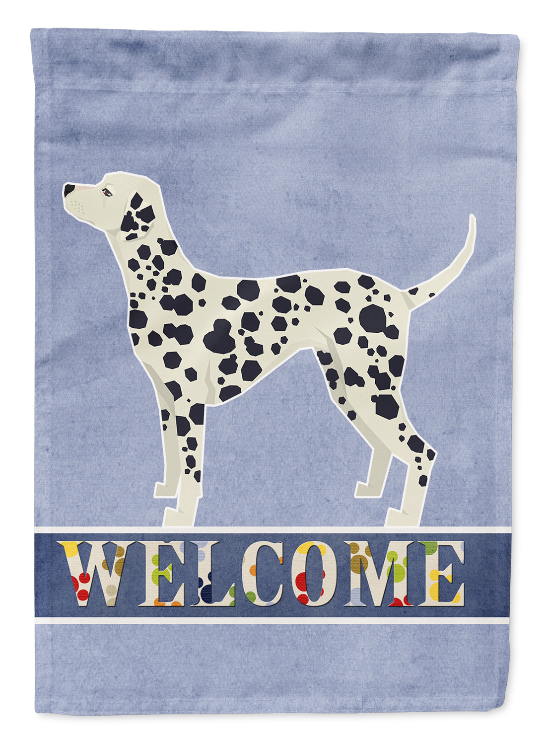 Dalmatian Welcome Flag Canvas House Size CK3593CHF