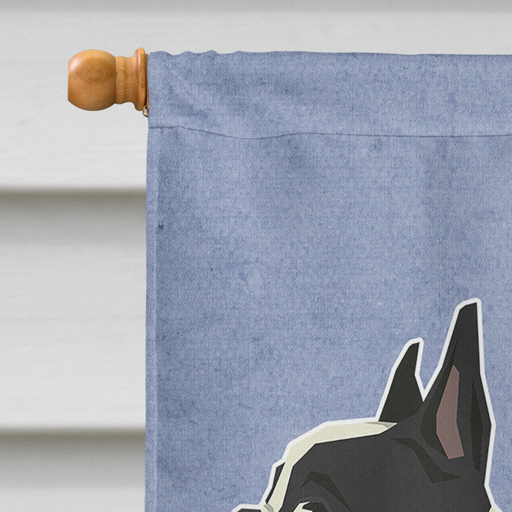French Bulldog Welcome Flag Canvas House Size CK3598CHF  the-store.com.