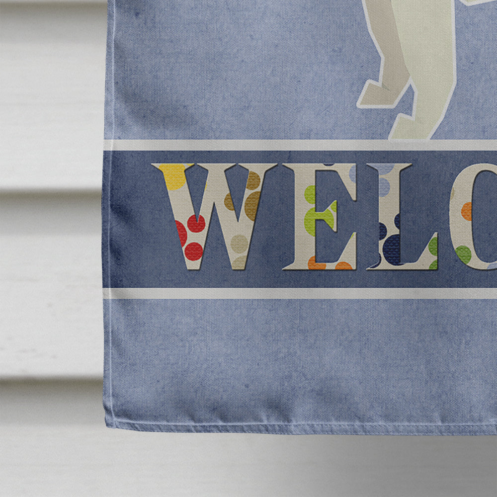 French Bulldog Welcome Flag Canvas House Size CK3598CHF
