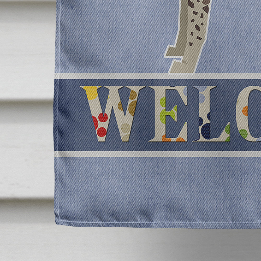 German Shorthaired Pointer Welcome Flag Canvas House Size CK3600CHF