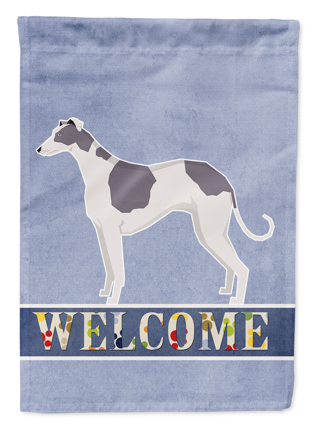 Greyhound Welcome Flag Canvas House Size CK3602CHF