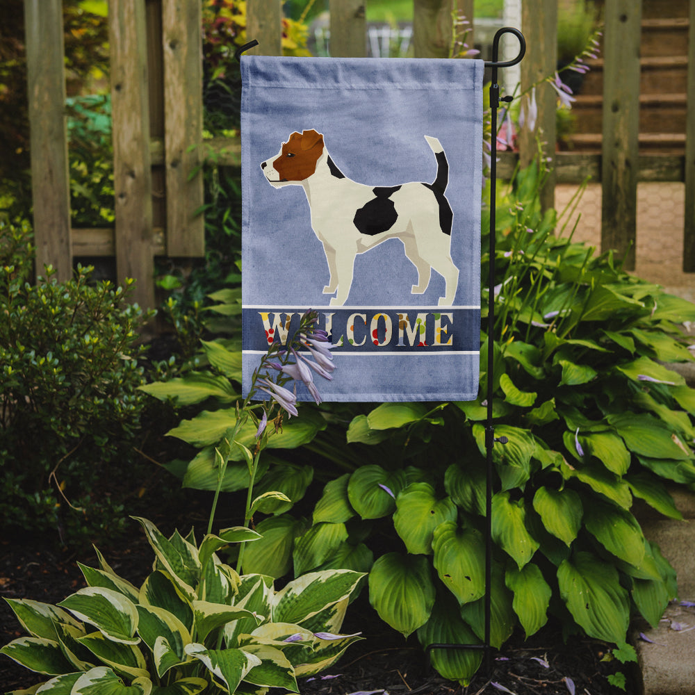Jack Russell Terrier Welcome Flag Garden Size CK3606GF  the-store.com.