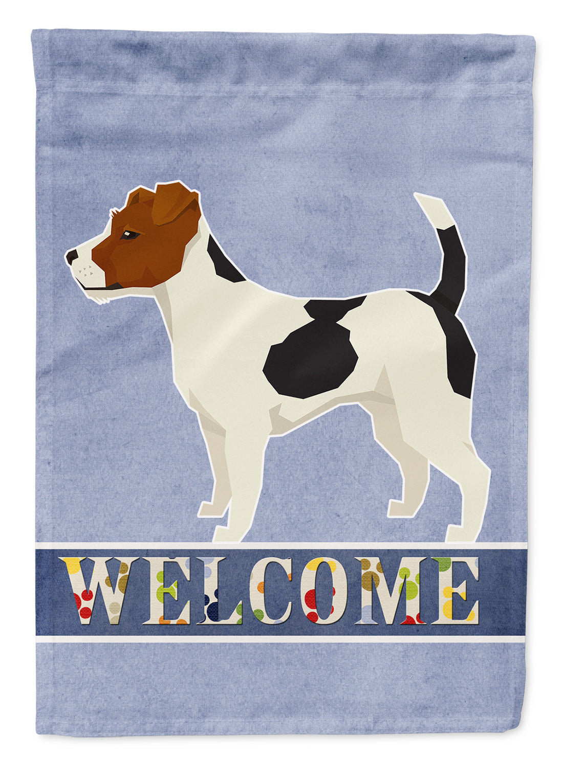Jack Russell Terrier Welcome Flag Garden Size CK3606GF  the-store.com.