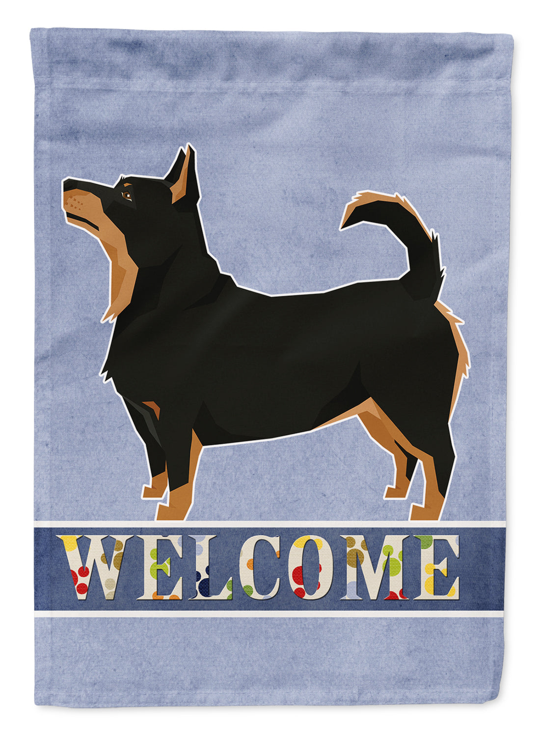 Lancashire Terrier Welcome Flag Canvas House Size CK3609CHF