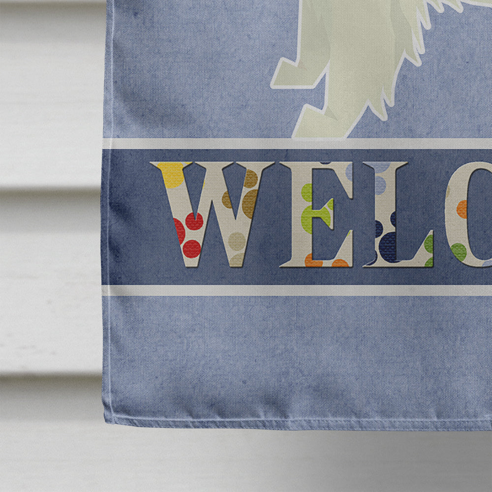 Papillon Welcome Flag Canvas House Size CK3612CHF