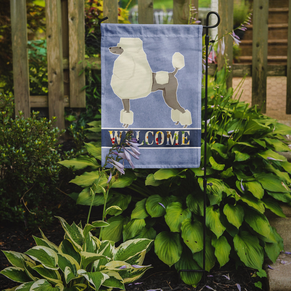 Poodle Welcome Flag Garden Size CK3615GF