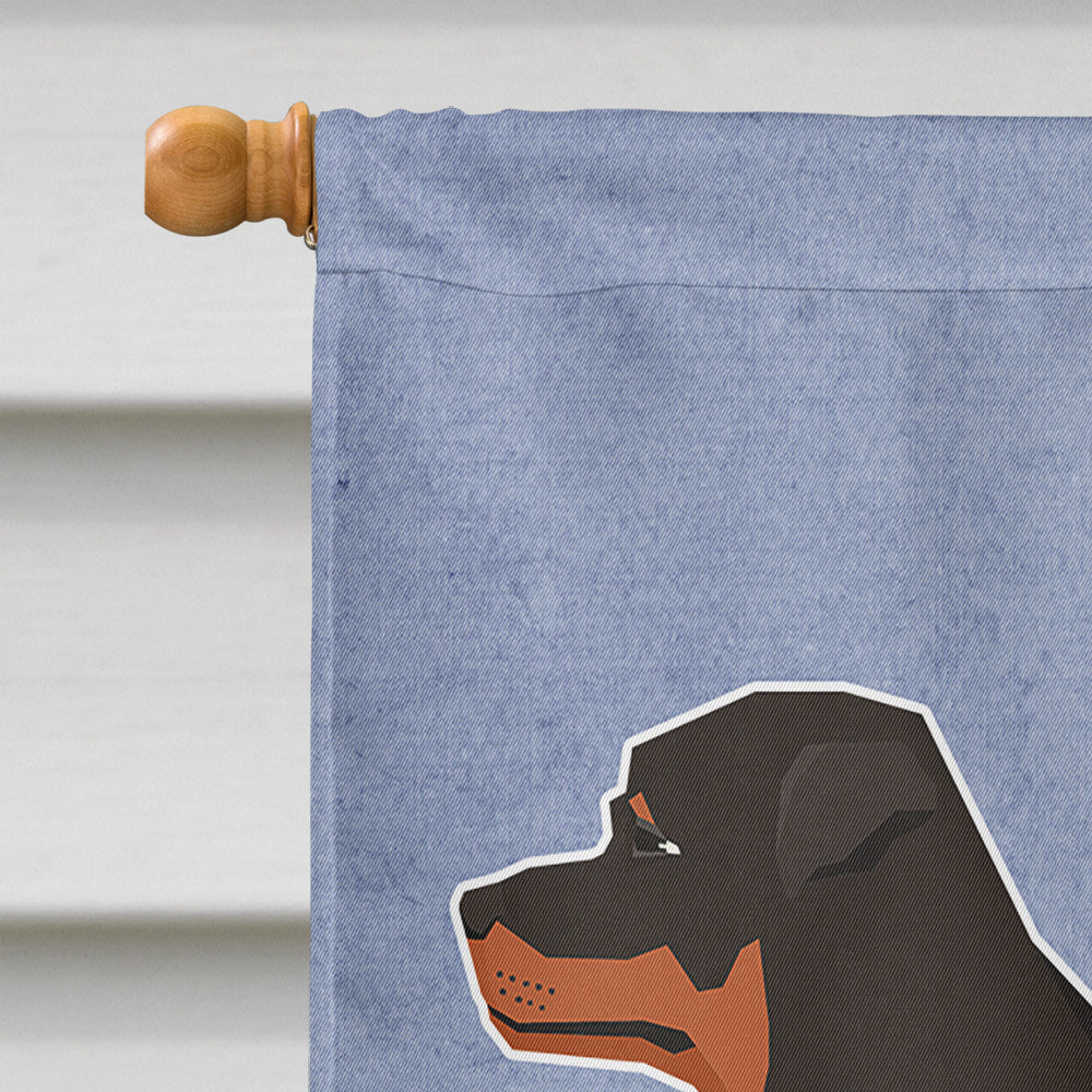 Rottweiler Welcome Flag Canvas House Size CK3617CHF  the-store.com.