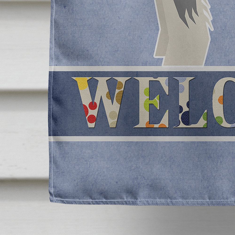 Schnauzer Welcome Flag Canvas House Size CK3618CHF