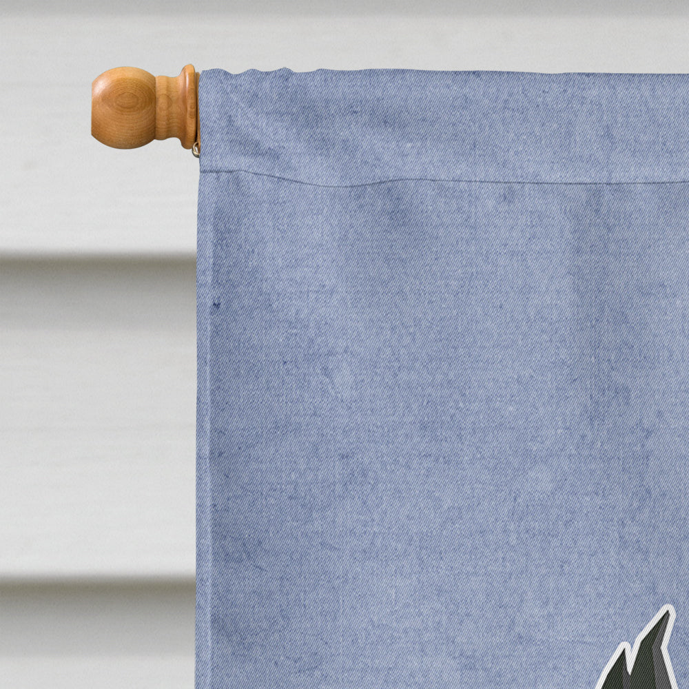 Scottish Terrier Welcome Flag Canvas House Size CK3619CHF  the-store.com.