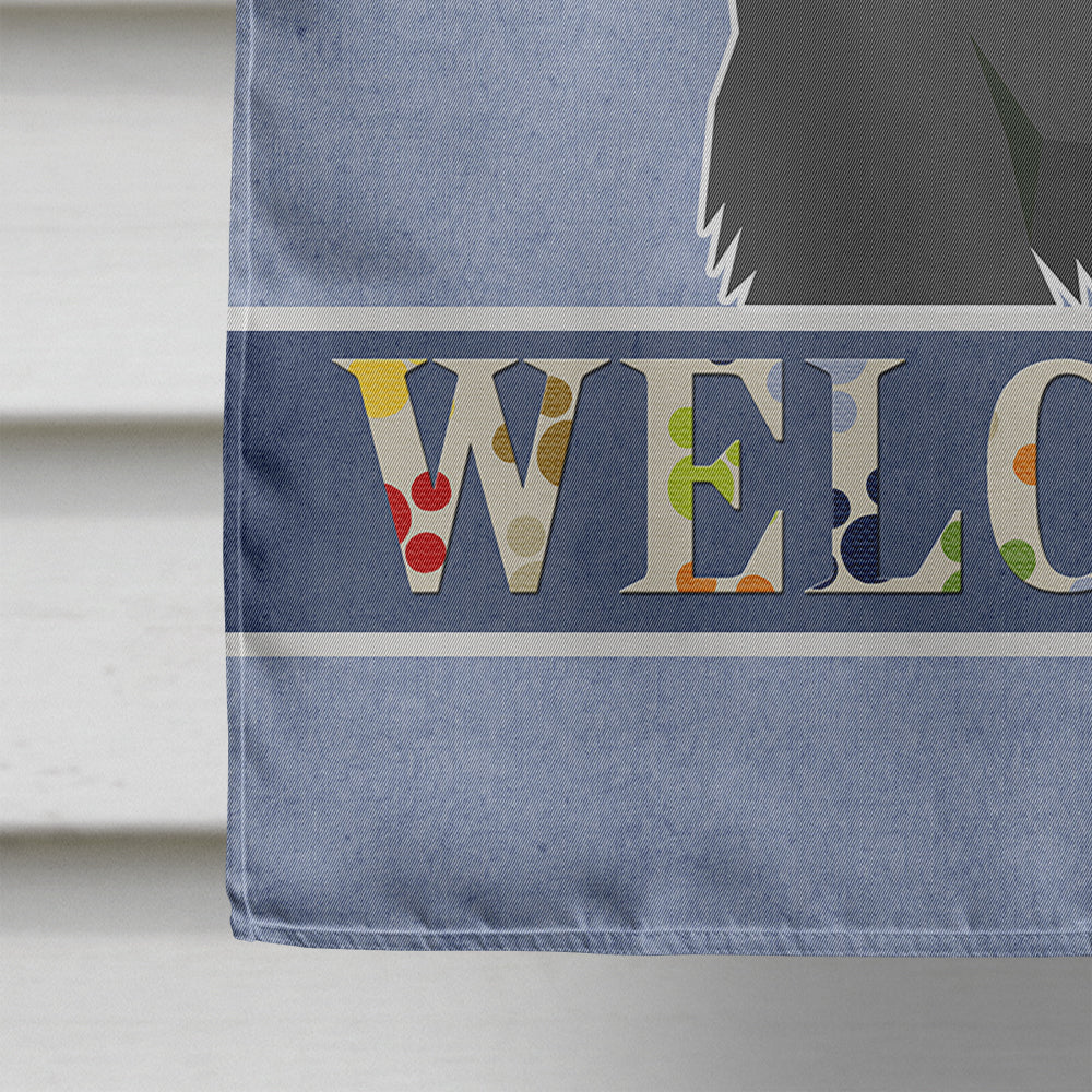 Scottish Terrier Welcome Flag Canvas House Size CK3619CHF