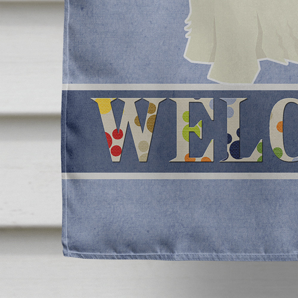 Sealyham Terrier Welcome Flag Canvas House Size CK3620CHF