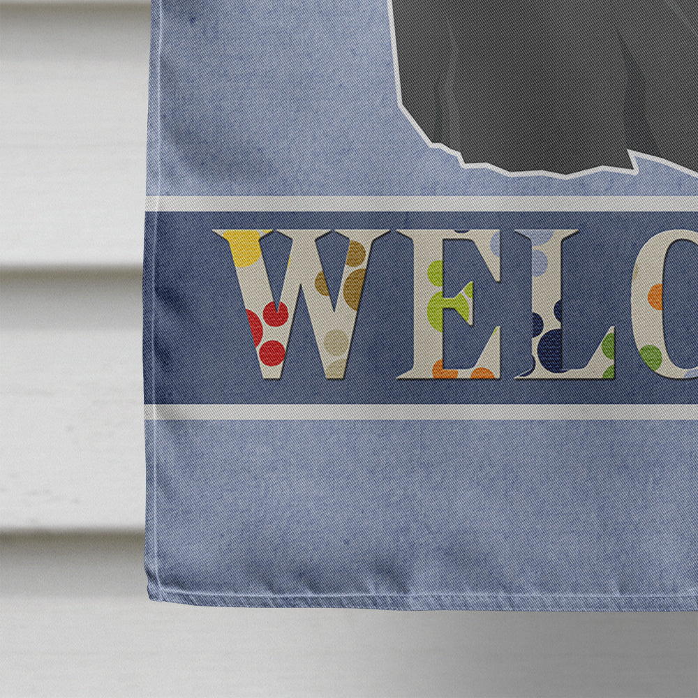 Skye Terrier Welcome Flag Canvas House Size CK3623CHF  the-store.com.