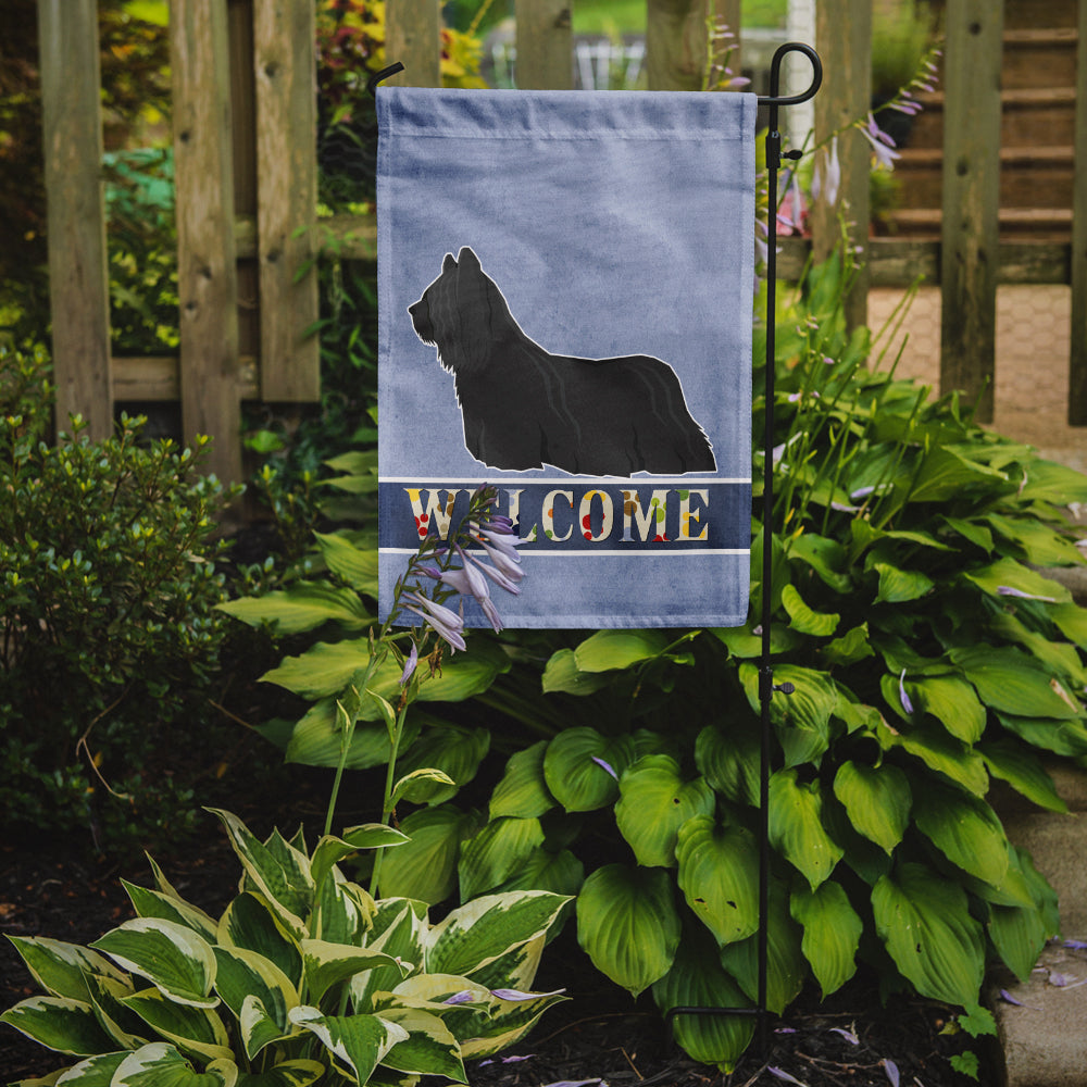 Skye Terrier Welcome Flag Garden Size CK3623GF  the-store.com.