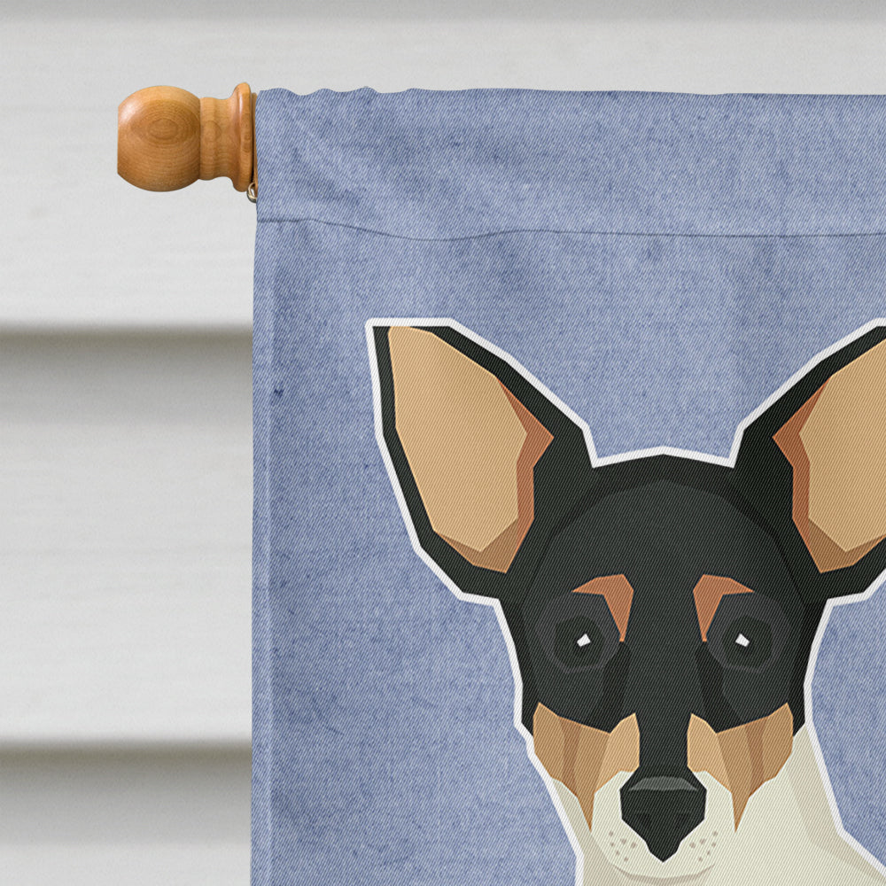 Toy Fox Terrier Welcome Flag Canvas House Size CK3626CHF  the-store.com.