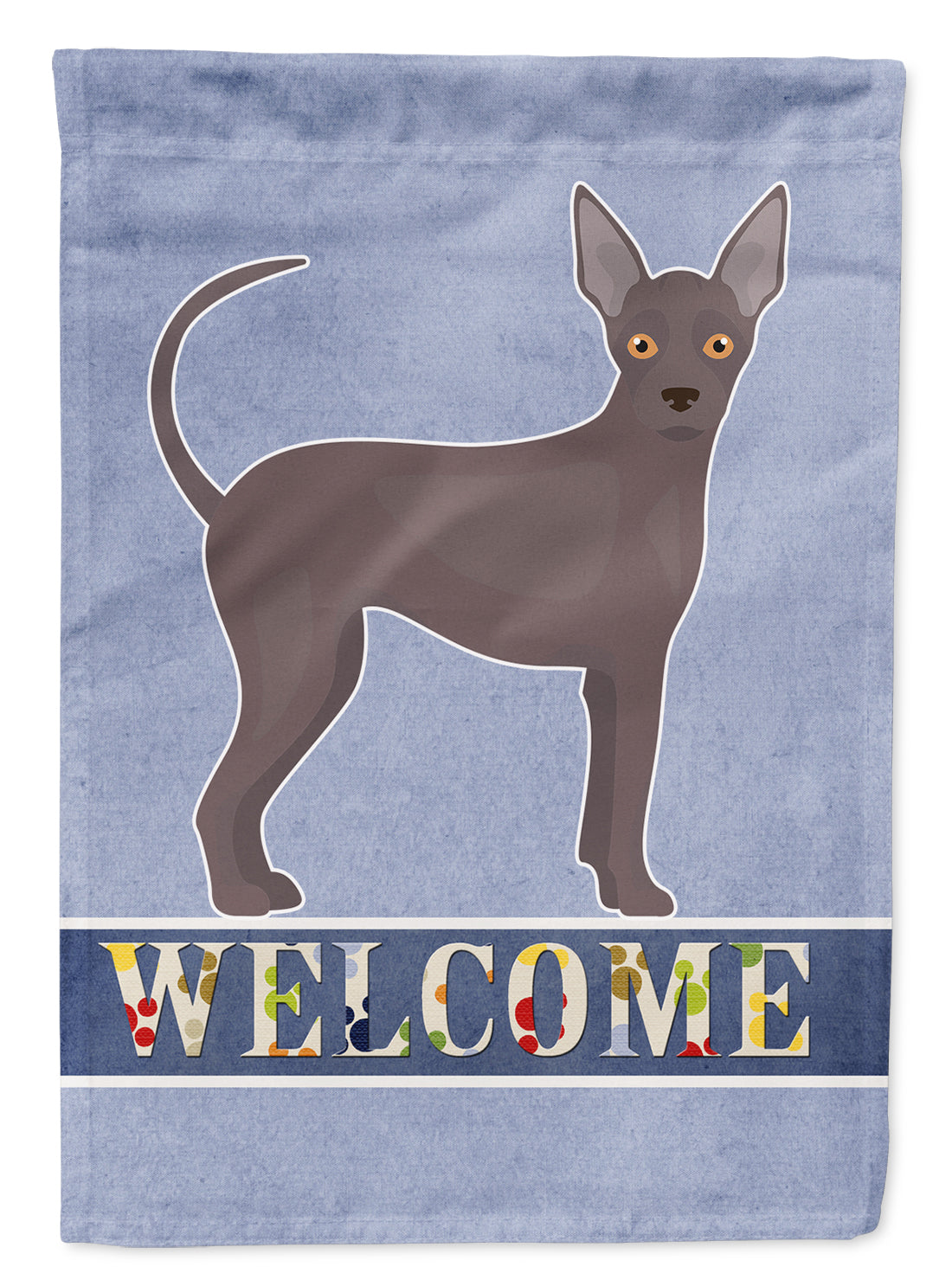 Abyssinian or African Hairless Dog Welcome Flag Canvas House Size CK3630CHF