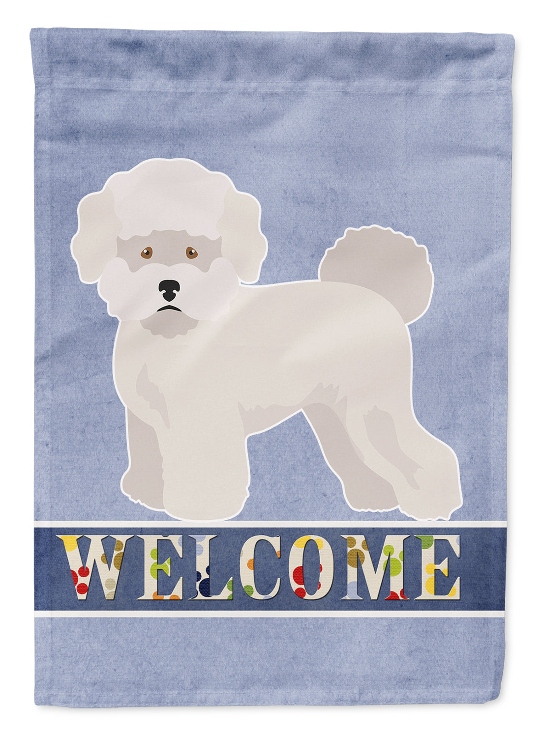 Bichon Fris? Welcome Flag Canvas House Size CK3637CHF  the-store.com.