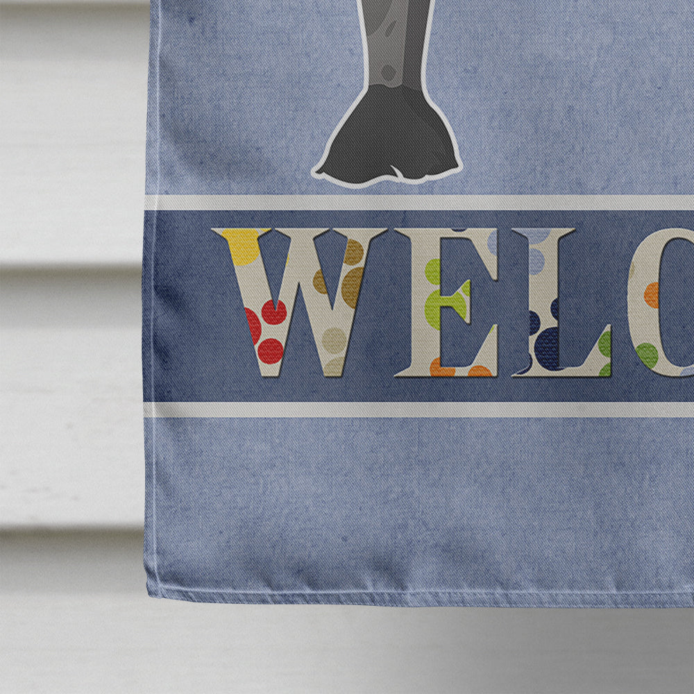 Chinese Crested Welcome Flag Canvas House Size CK3639CHF  the-store.com.