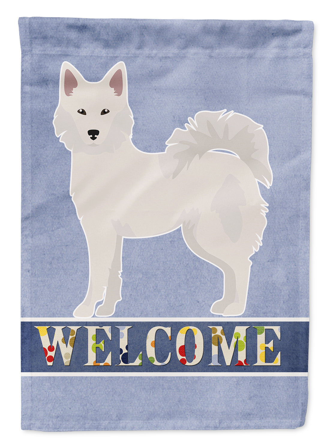 Danish Spitz Welcome Flag Canvas House Size CK3642CHF  the-store.com.