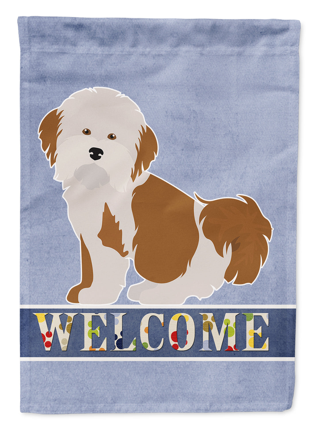 Havanese Welcome Flag Canvas House Size CK3650CHF