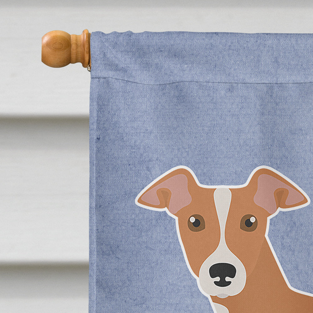 Italian Greyhound Welcome Flag Canvas House Size CK3652CHF  the-store.com.