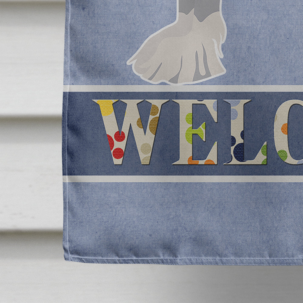 L?wchen or Little Lion Dog Welcome Flag Canvas House Size CK3662CHF  the-store.com.