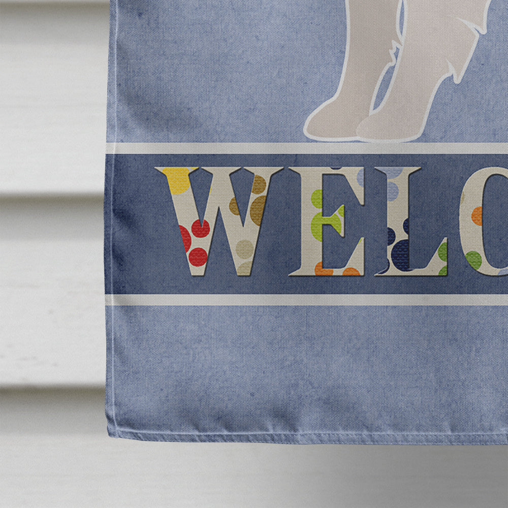 Papillon Welcome Flag Canvas House Size CK3668CHF  the-store.com.