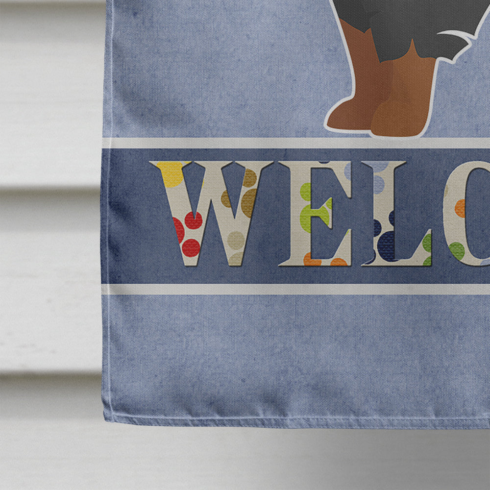 Pomeranian Welcome Flag Canvas House Size CK3669CHF