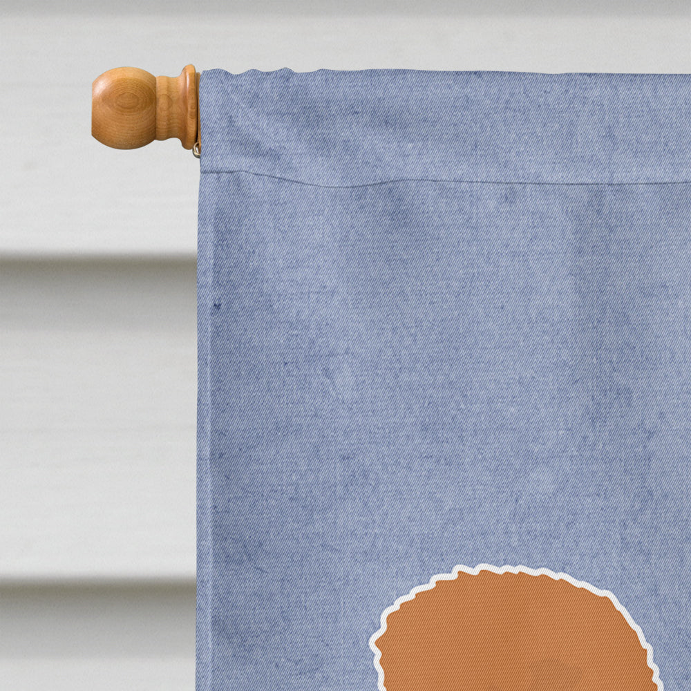 Toy Poodle Welcome Flag Canvas House Size CK3671CHF