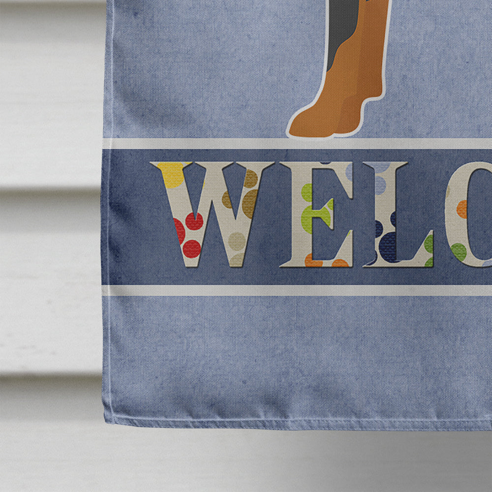 Prague Ratter Welcome Flag Canvas House Size CK3672CHF